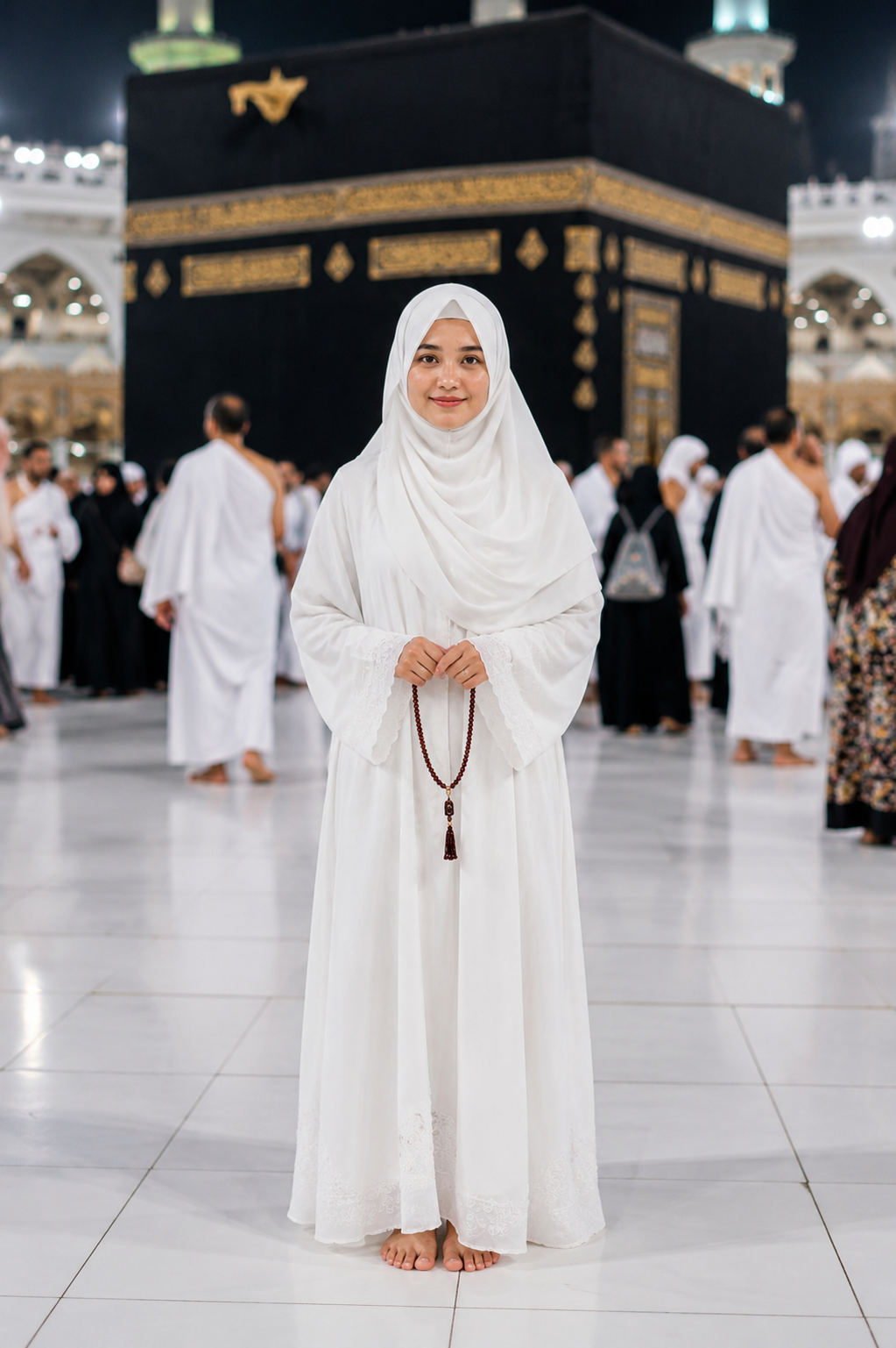 Rukn Noor — White Cotton Hijab for Women