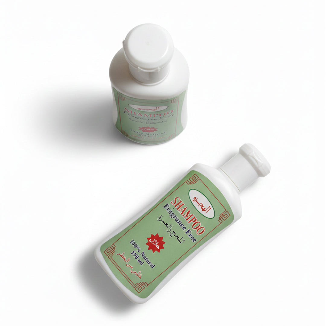 Fragrance-free shampoo for Umrah and Hajj