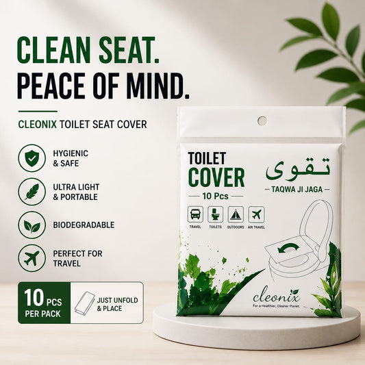 Disposable Travel Toilet Seat Covers (Pack of 10)