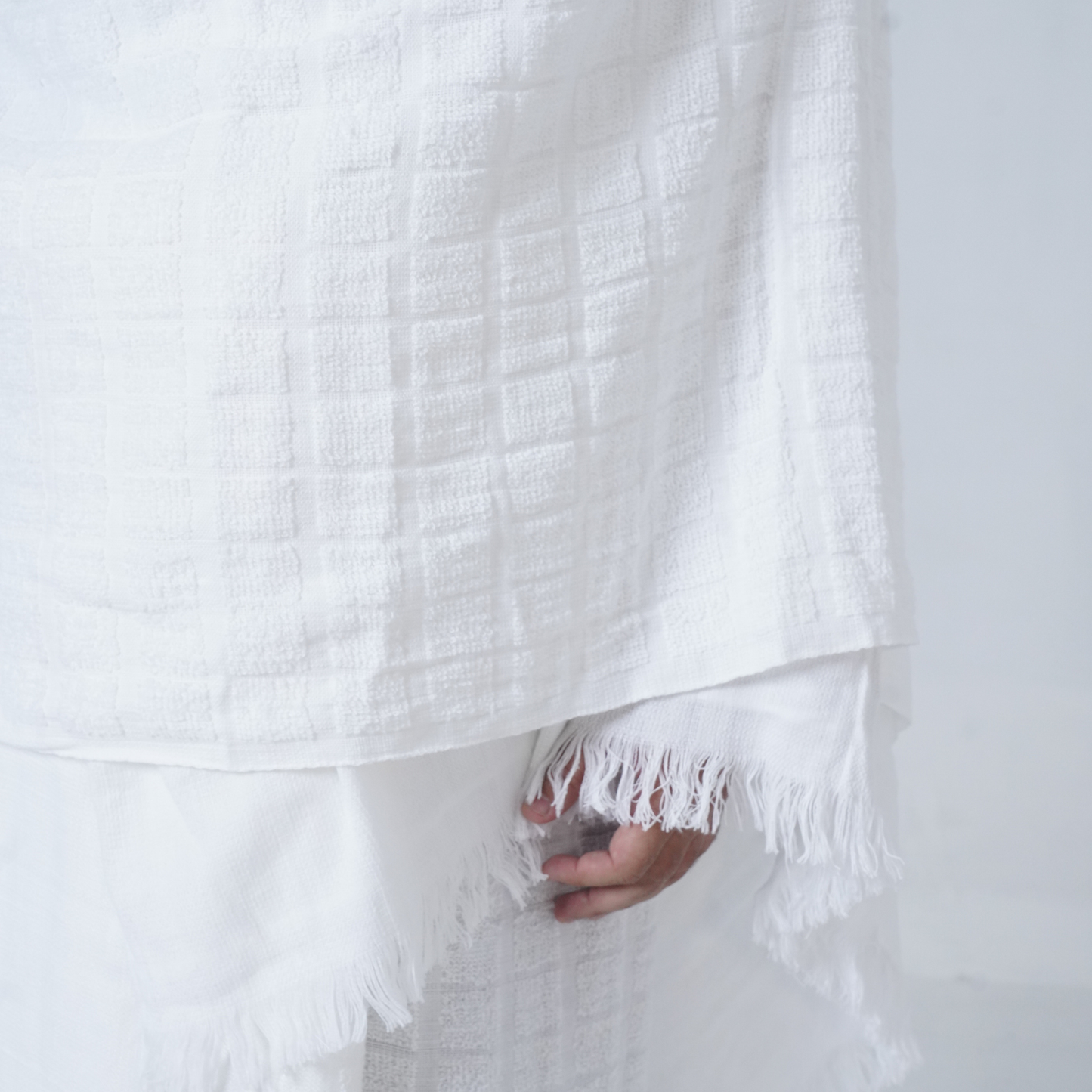 Family Umrah Kit (Men's Ihram + Kid's Ihram + Women's Hijab)