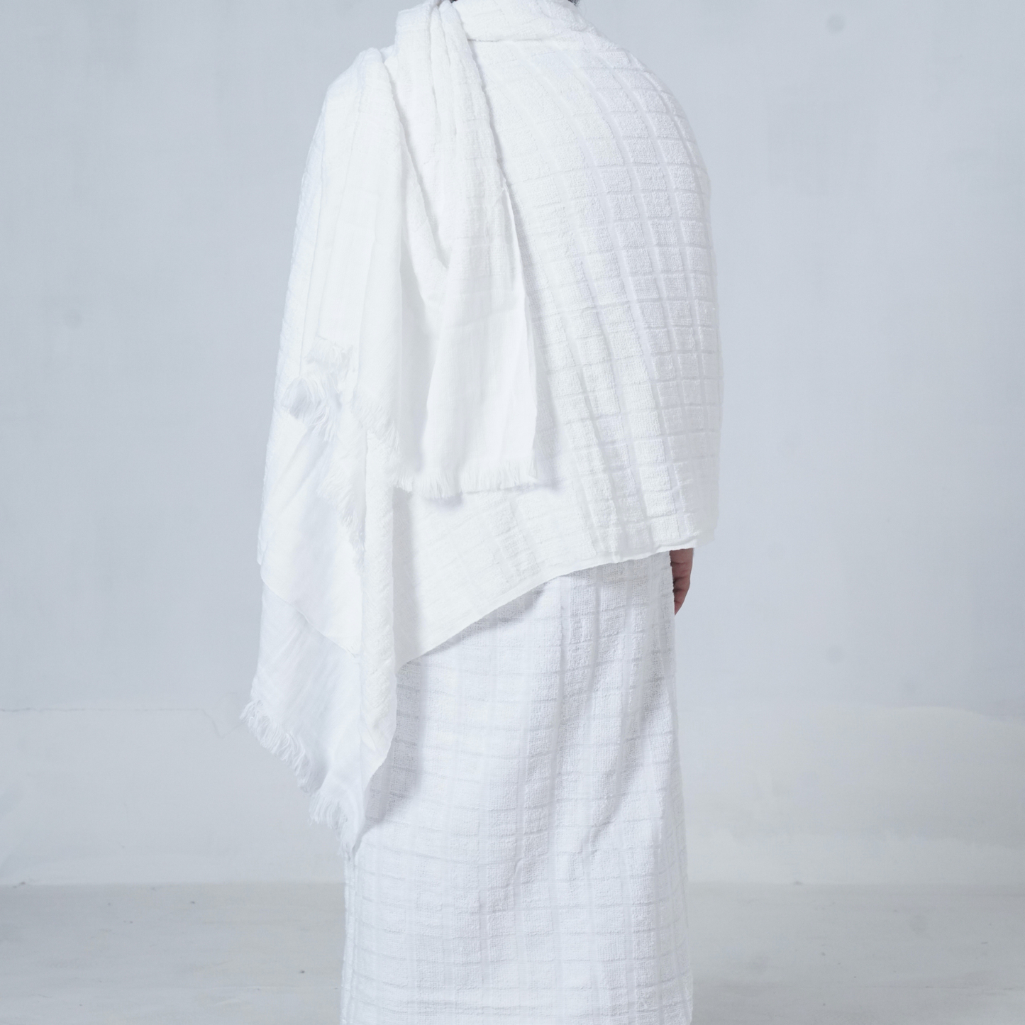 Family Umrah Kit (Men's Ihram + Kid's Ihram + Women's Hijab)