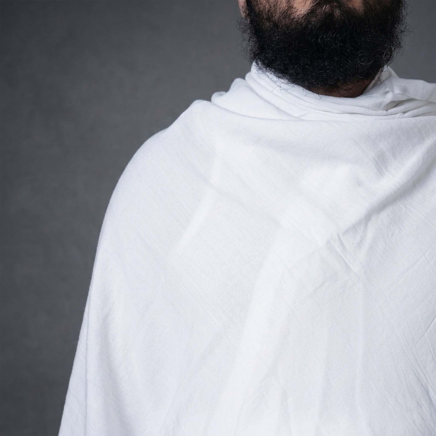 Rukn Supreme — Ultra-Lightweight Plain Cotton Ihram Set for Men (2 Piece)