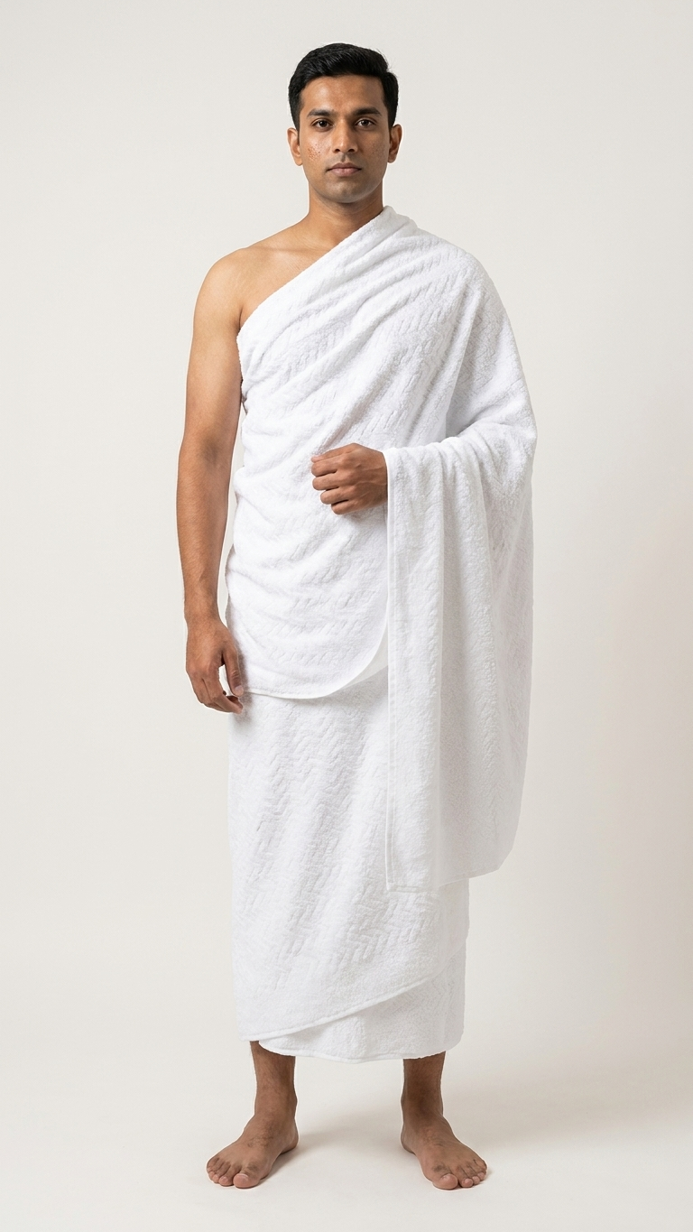 Men's Ihram Set — Fine Cotton (2 Piece)