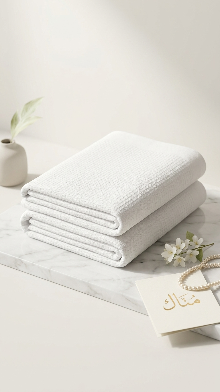 Men's Ihram Set — Fine Cotton (2 Piece)